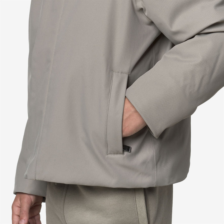 Green oak Boy's Short Waterproof Jacket with Light Padding 2