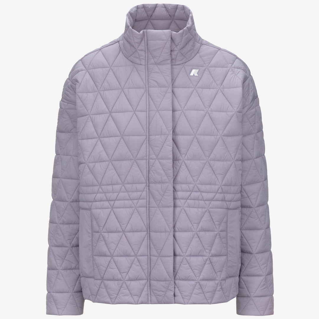 Chaqueta acolchada de longitud media para mujer de Violet con relleno Primaloft 01