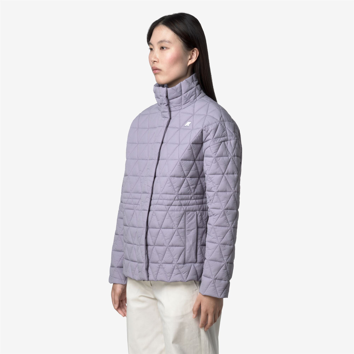 Jackets_WOMAN_SELENE DIAMOND QUILTED WARM_Mid_Violet Lavender - Commercial 5