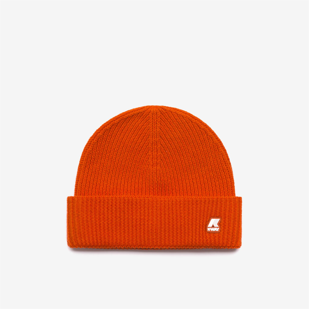 Headwear_Unisex_BRICE CARDIGAN STITCH WOOL_Hat_Orange Pumpkin - Commercial 1