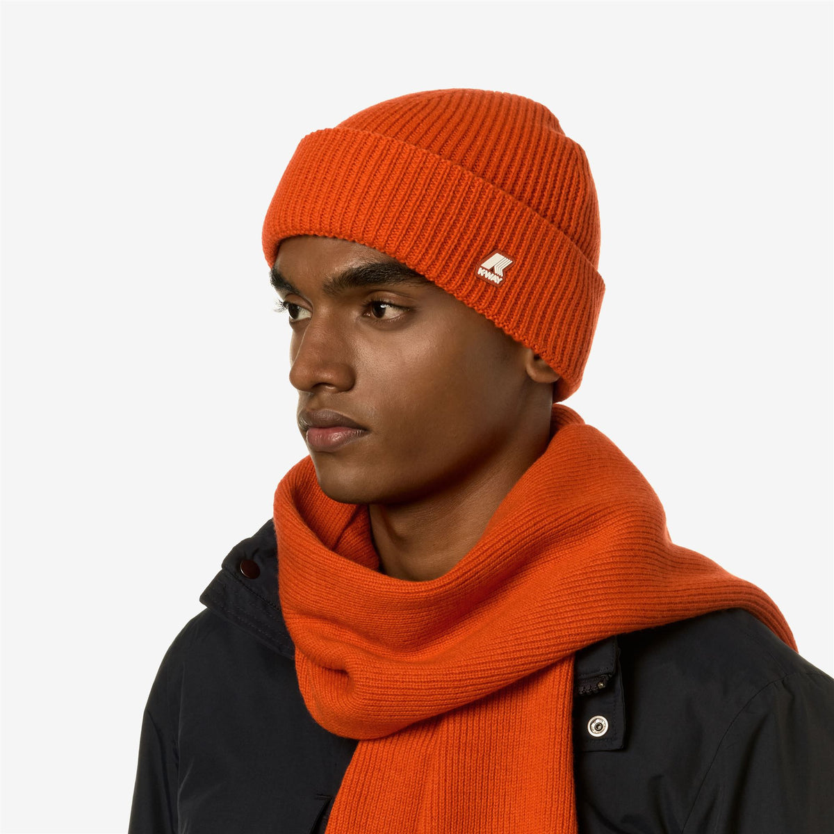 Headwear_Unisex_BRICE CARDIGAN STITCH WOOL_Hat_Orange Pumpkin - Commercial 4