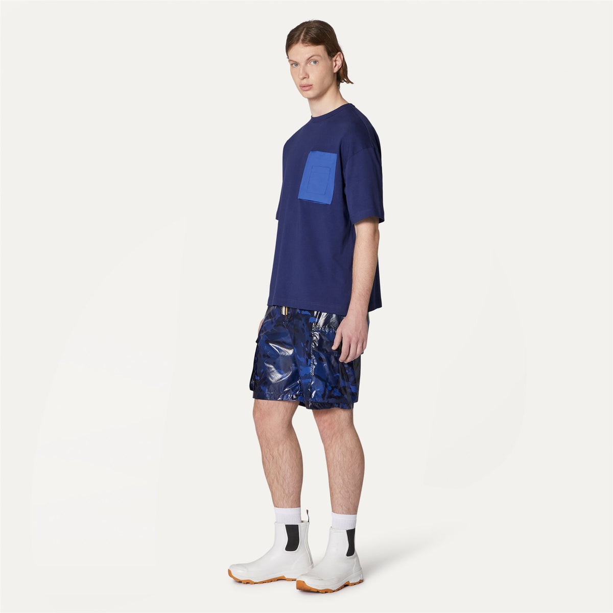 Shorts_UNISEX_LEOBEM  CAMOU_Cargo_Blue Camouflage - Commercial 5