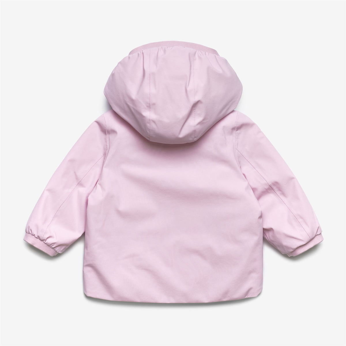 Jackets_Kid unisex_E. JACK ST WARM DOUBLE_Short_Pink Rose - Beige Shortbread - Commercial 2