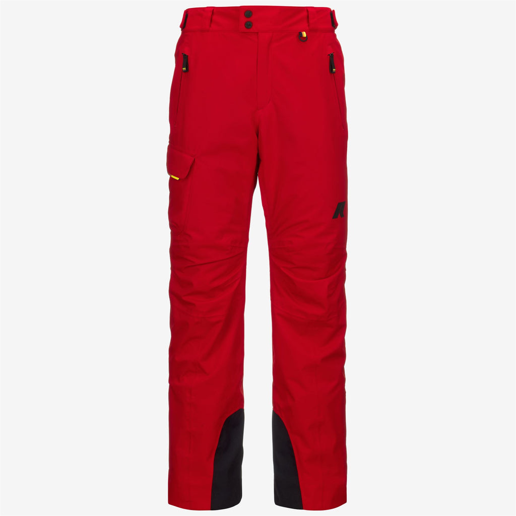 Pants_Man_AVRIEUX MICRO TWILL 2 LAYERS_Sport Trousers_Red - Commercial 1