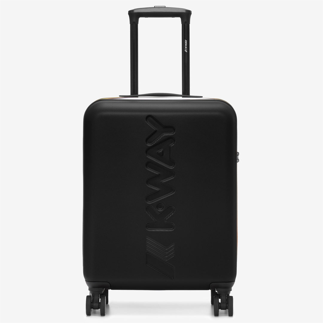 Black Blue Unisex Small Trolley Luggage with 360° Wheels 01