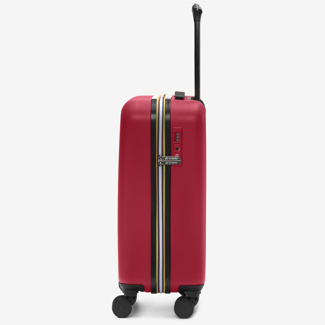 Trolley Bagaglio Unisex Piccolo Rosso Blu con Ruote Girevoli 360° main