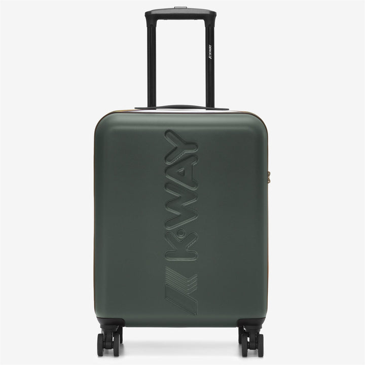 Trolley Bagaglio Unisex Verde Scuro Piccolo con Ruote 360° 1