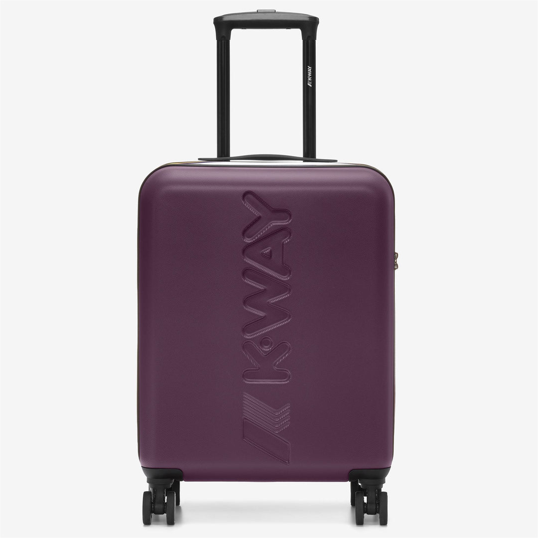 Trolley Bagaglio Unisex Viola Piccolo con Ruote Girevoli a 360° 01