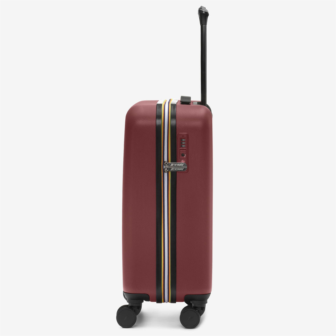 Red Blue Unisex Small Trolley Luggage with 360° Wheels and Lock main
