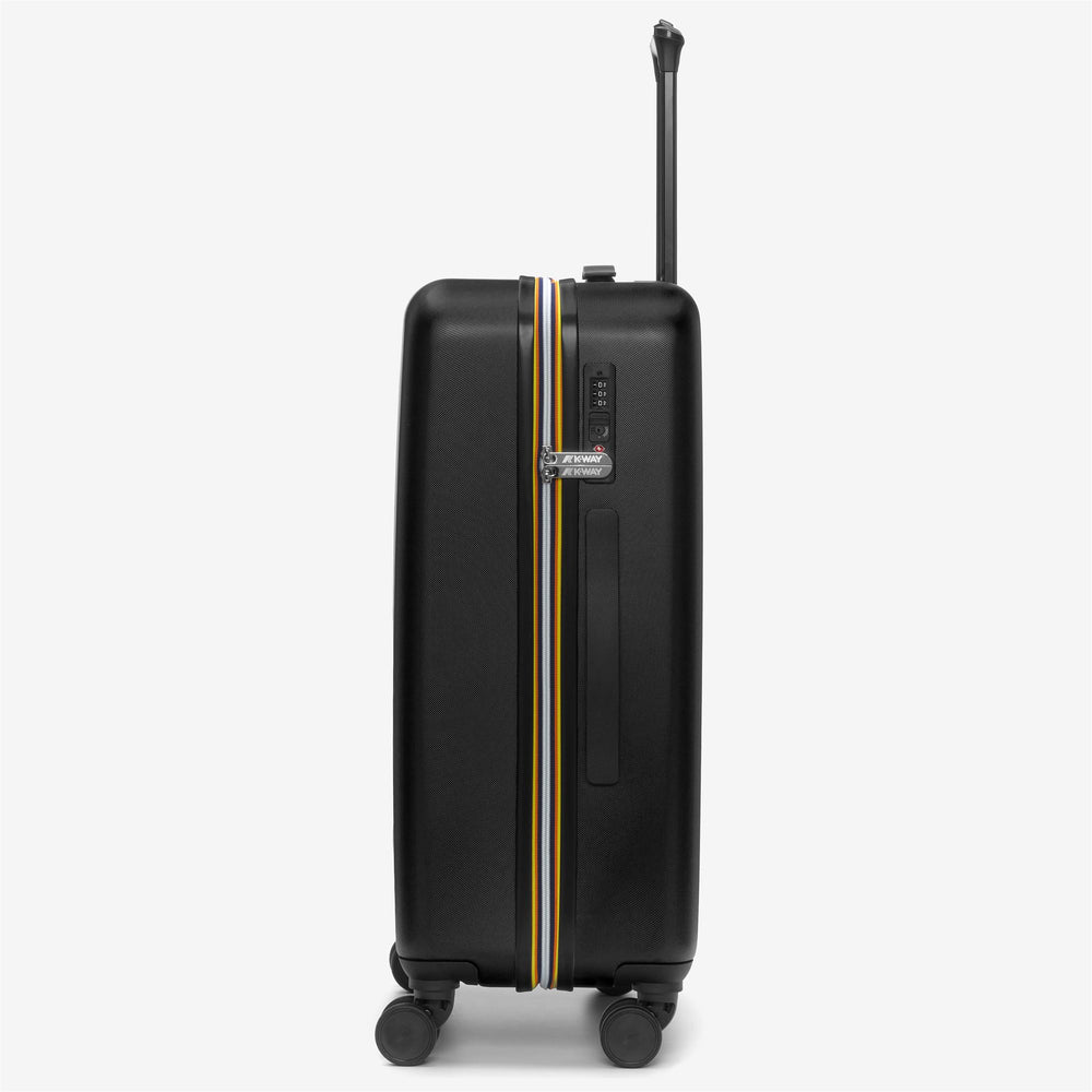 Black Blue Unisex Medium Travel Trolley with 360° Wheels 02
