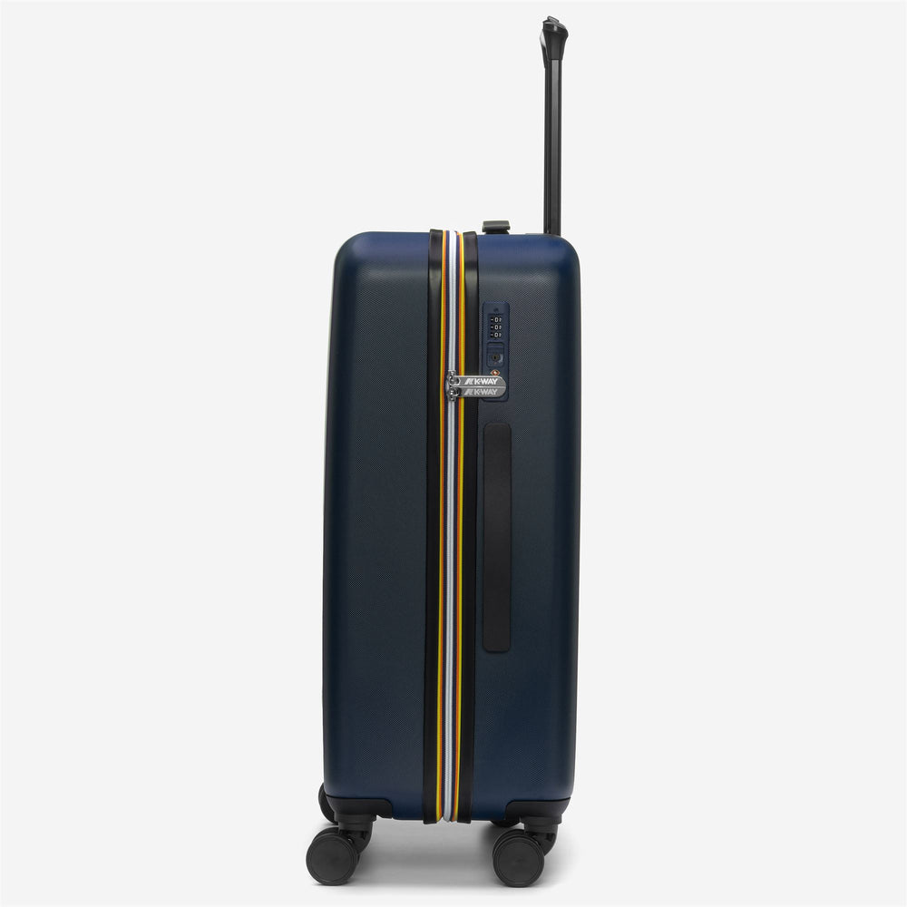 Cobalt blue Unisex Medium Travel Trolley with 360° Wheels 02