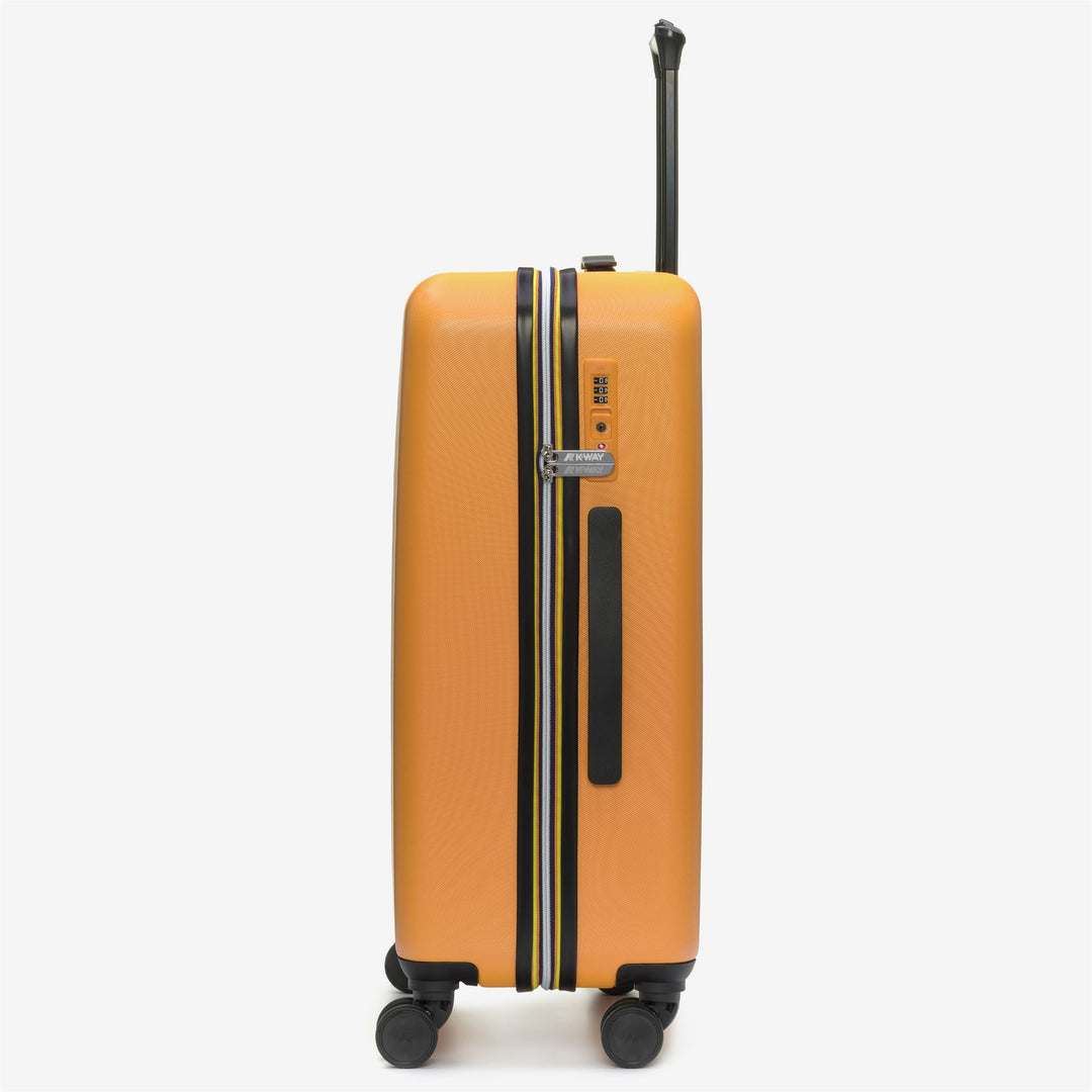 Trolley da Viaggio Unisex Medio Giallo Blu con Ruote a 360° main