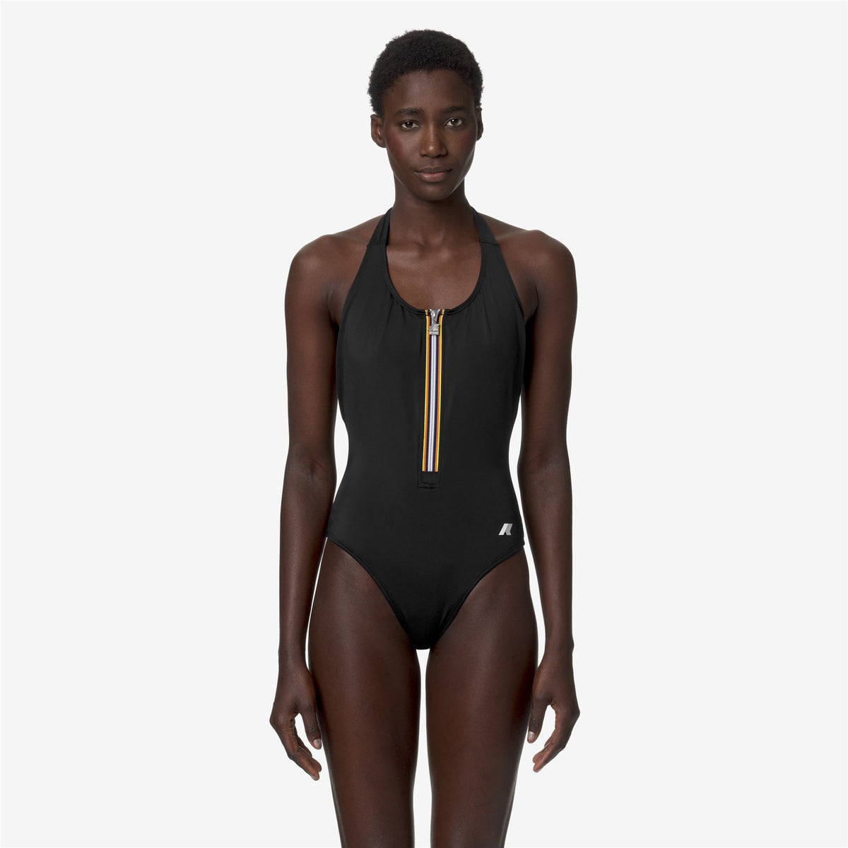 Bathing Suits_WOMAN_Sylvie Beach_Swimsuit_Black Pure - Commercial 4