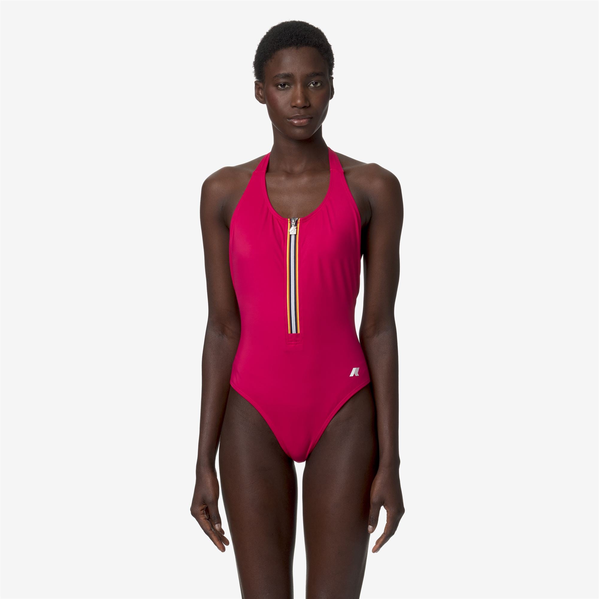 Bathing Suits_Woman_Sylvie Beach_Swimsuit_Red Rubine - Commercial 4