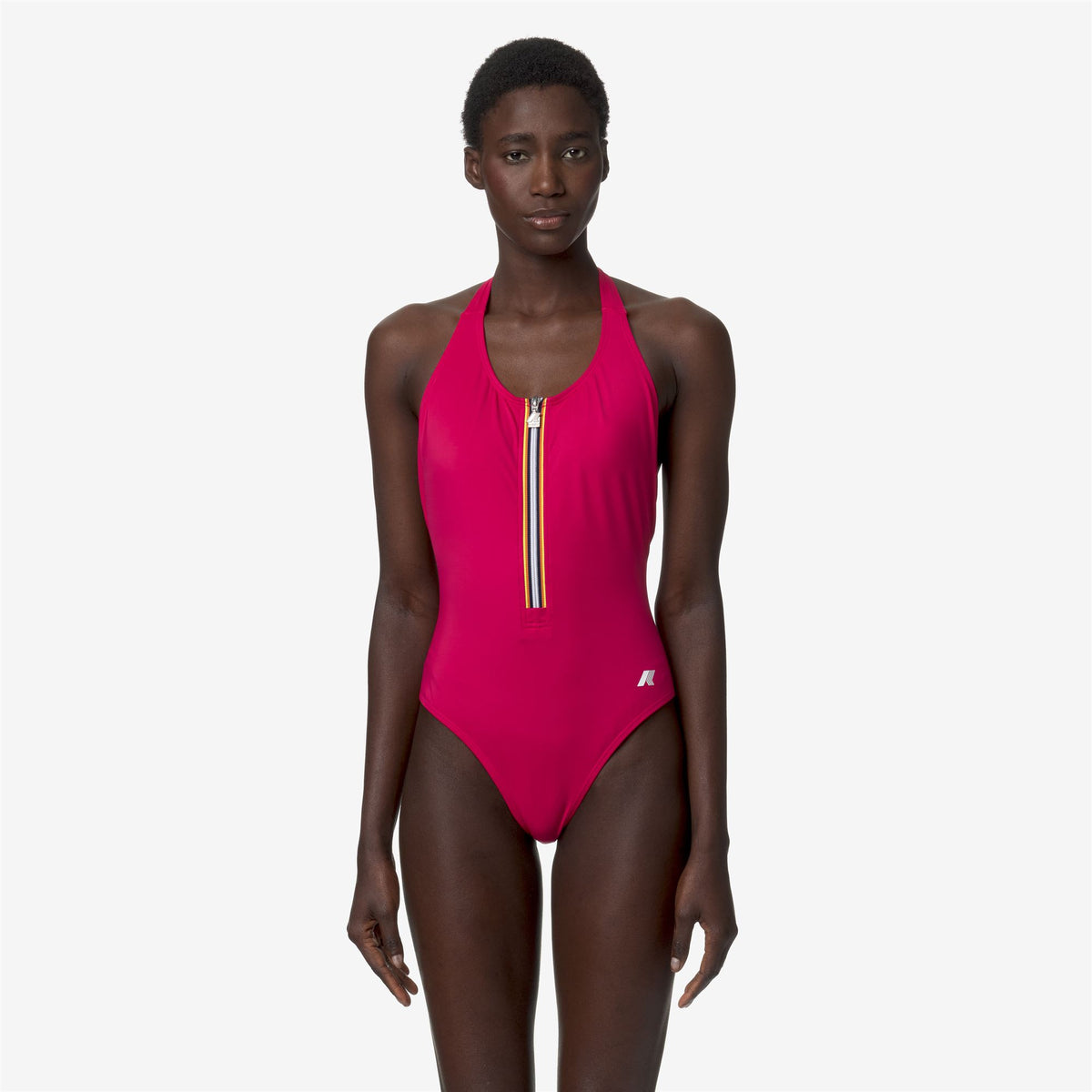 Bathing Suits_Woman_Sylvie Beach_Swimsuit_Red Rubine - Commercial 4