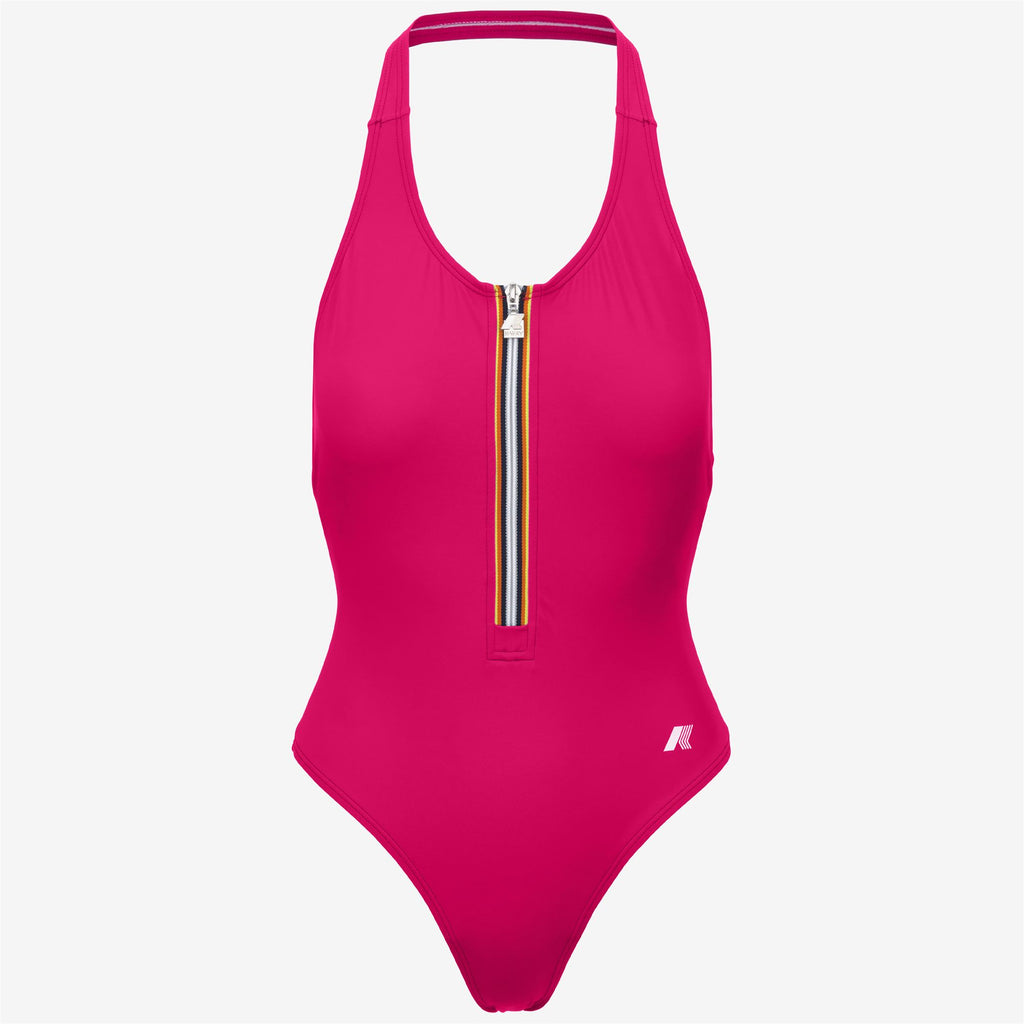Bathing Suits_Woman_Sylvie Beach_Swimsuit_Red Rubine - Commercial 1
