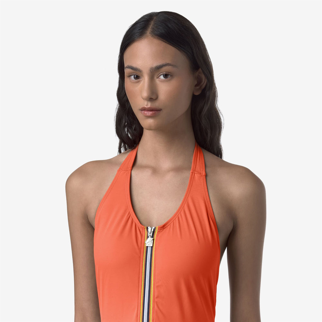 Bathing Suits_WOMAN_Sylvie Beach_Swimsuit_Orange Arabesque - Commercial 7
