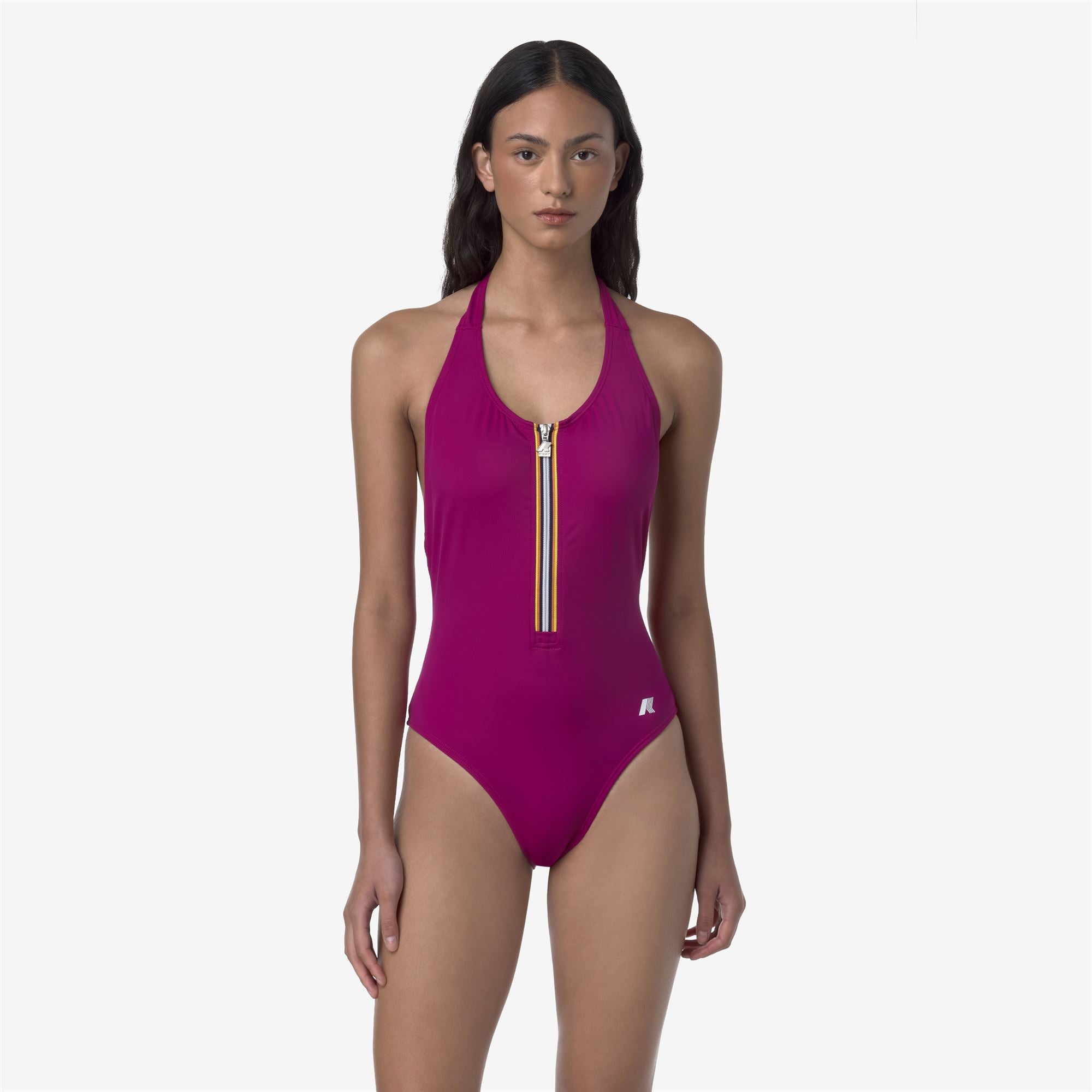 Bathing Suits_WOMAN_Sylvie Beach_Swimsuit_Fuchsia Red Baton - Commercial 4