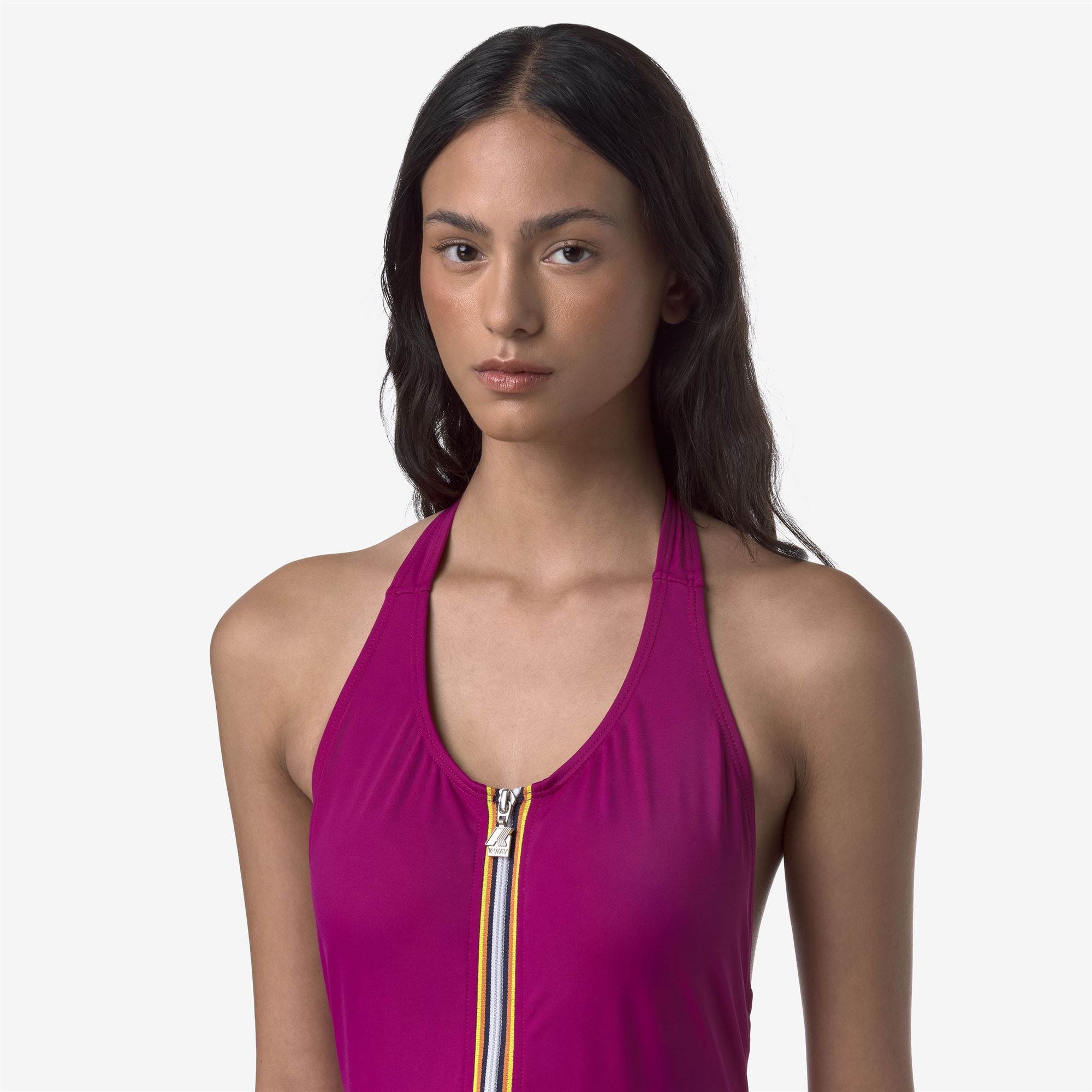 Bathing Suits_WOMAN_Sylvie Beach_Swimsuit_Fuchsia Red Baton - Commercial 7