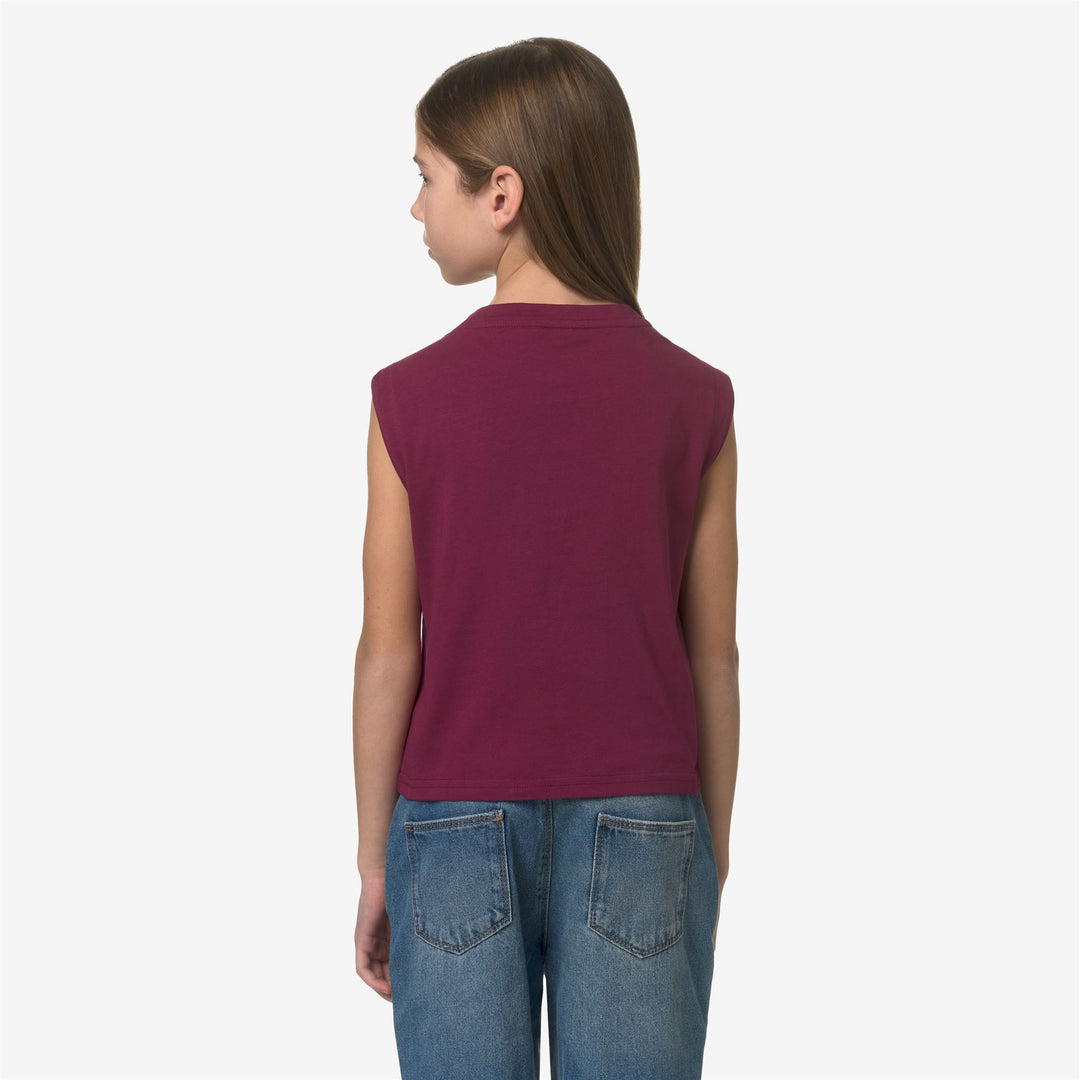 T-ShirtsTop Girl P. LIMMY Top RED DK Dressed Front Double		