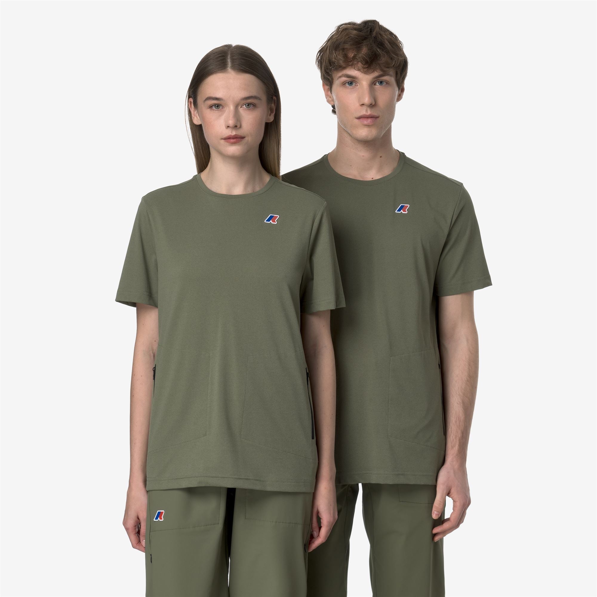 T-ShirtsTop Unisex SERIL TRAVEL T-Shirt GREEN LICHEN