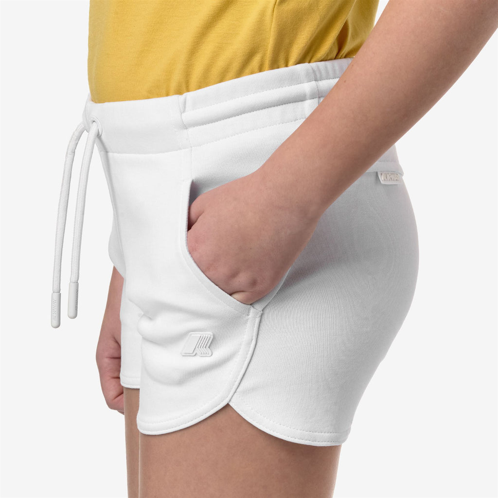 Shorts_GIRL_P. RYKIELLE INTERLOCK_Sport Shorts_White - Commercial 7