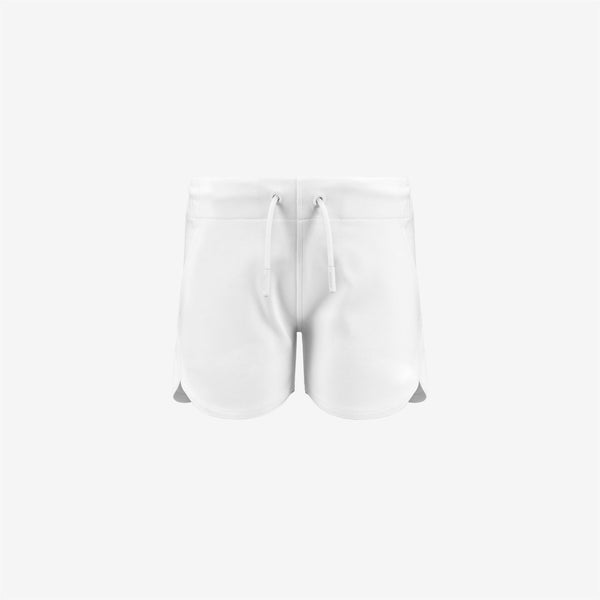 Shorts Girl RYKIELLE INTERLOCK Sport Shorts WHITE - Main Image