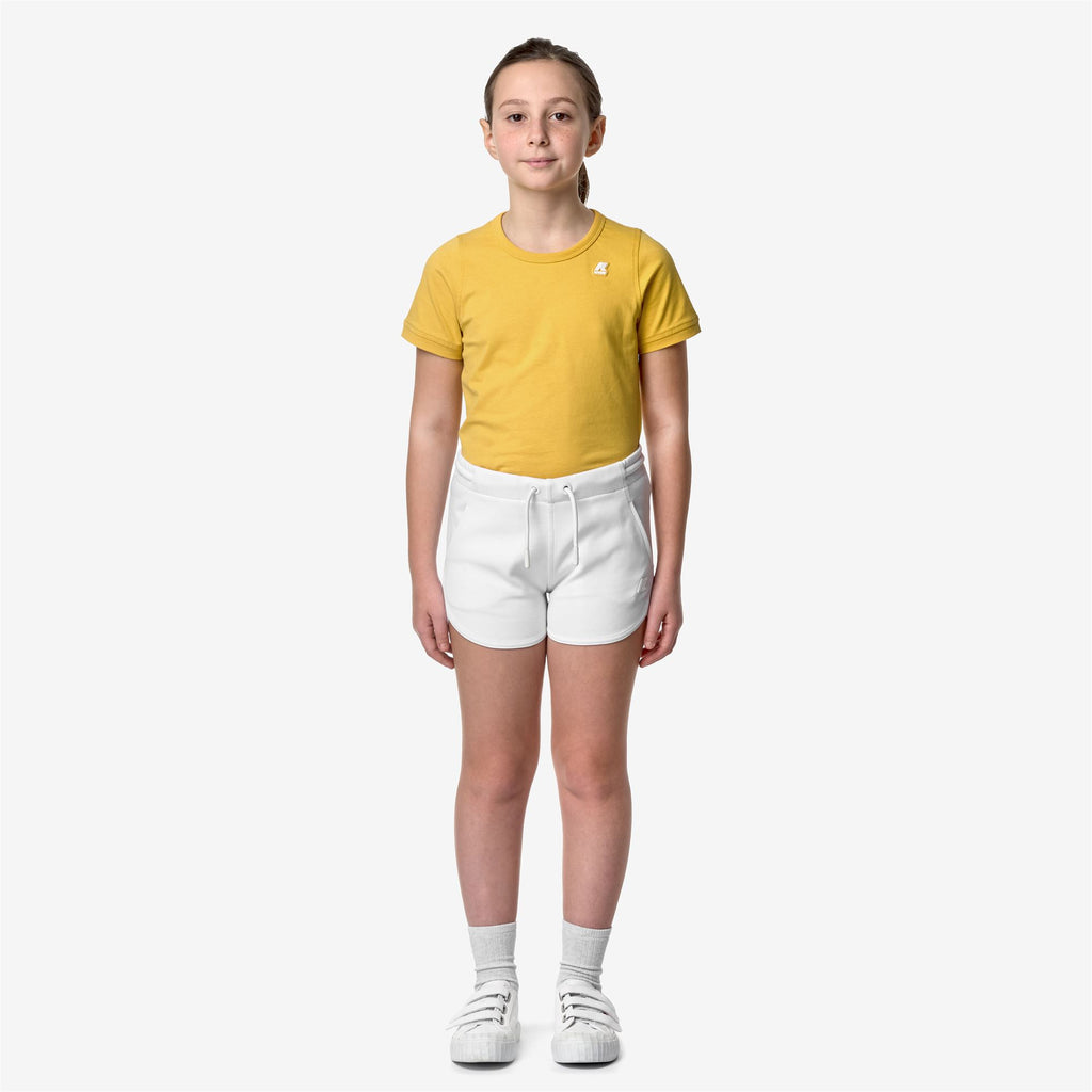 Shorts_GIRL_P. RYKIELLE INTERLOCK_Sport Shorts_White - Commercial 4