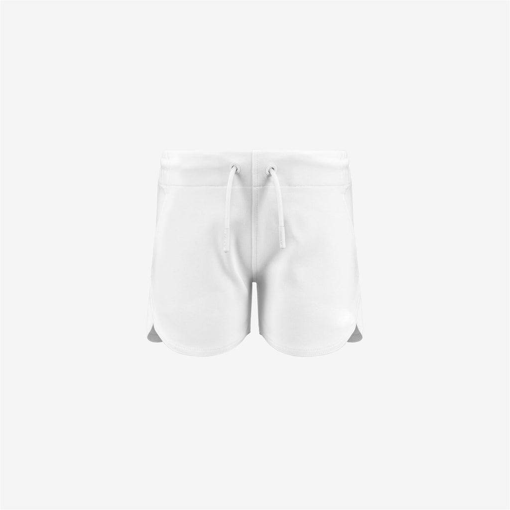 Shorts_GIRL_P. RYKIELLE INTERLOCK_Sport Shorts_White - Commercial 1