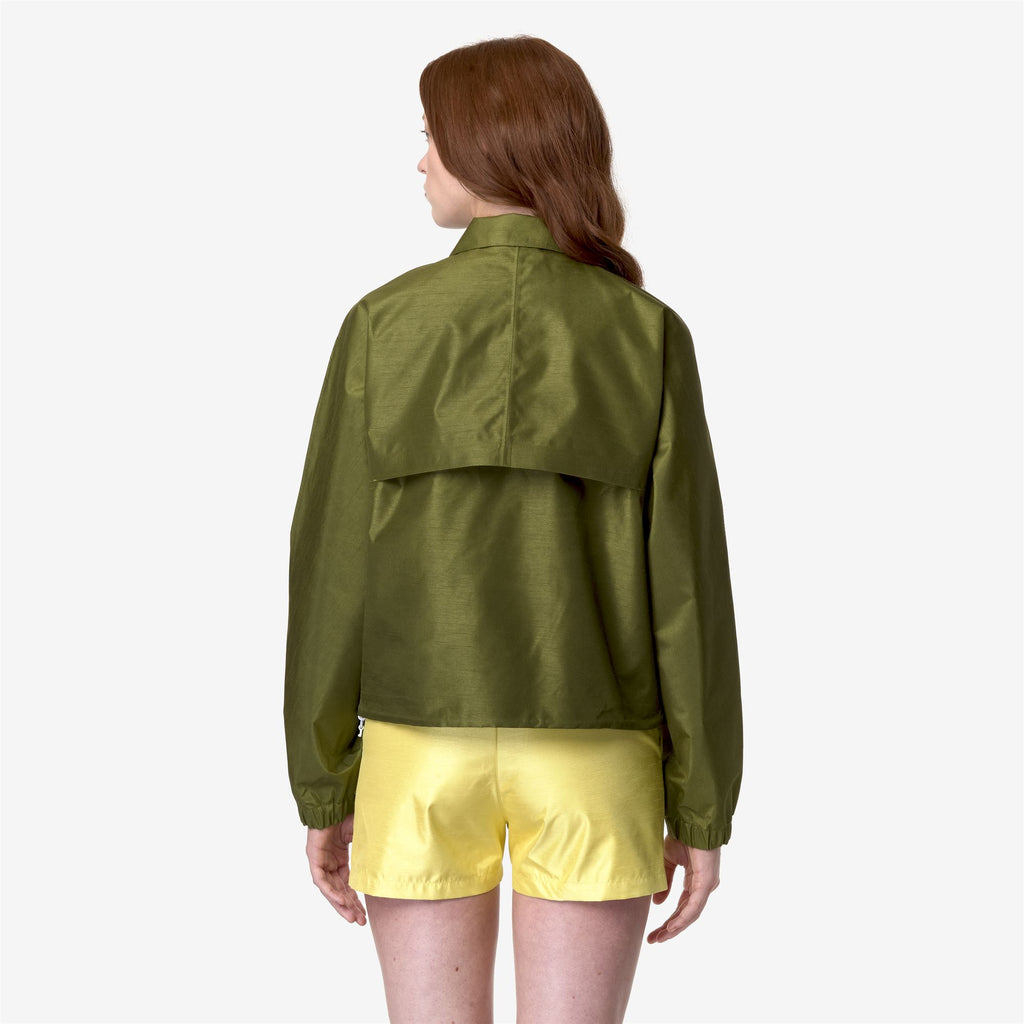 Jackets_WOMAN_SOISIR SHANTUNG - LIKE 2L_Short_GREEN SPHAGNUM SHANTUNG - Commercial 6