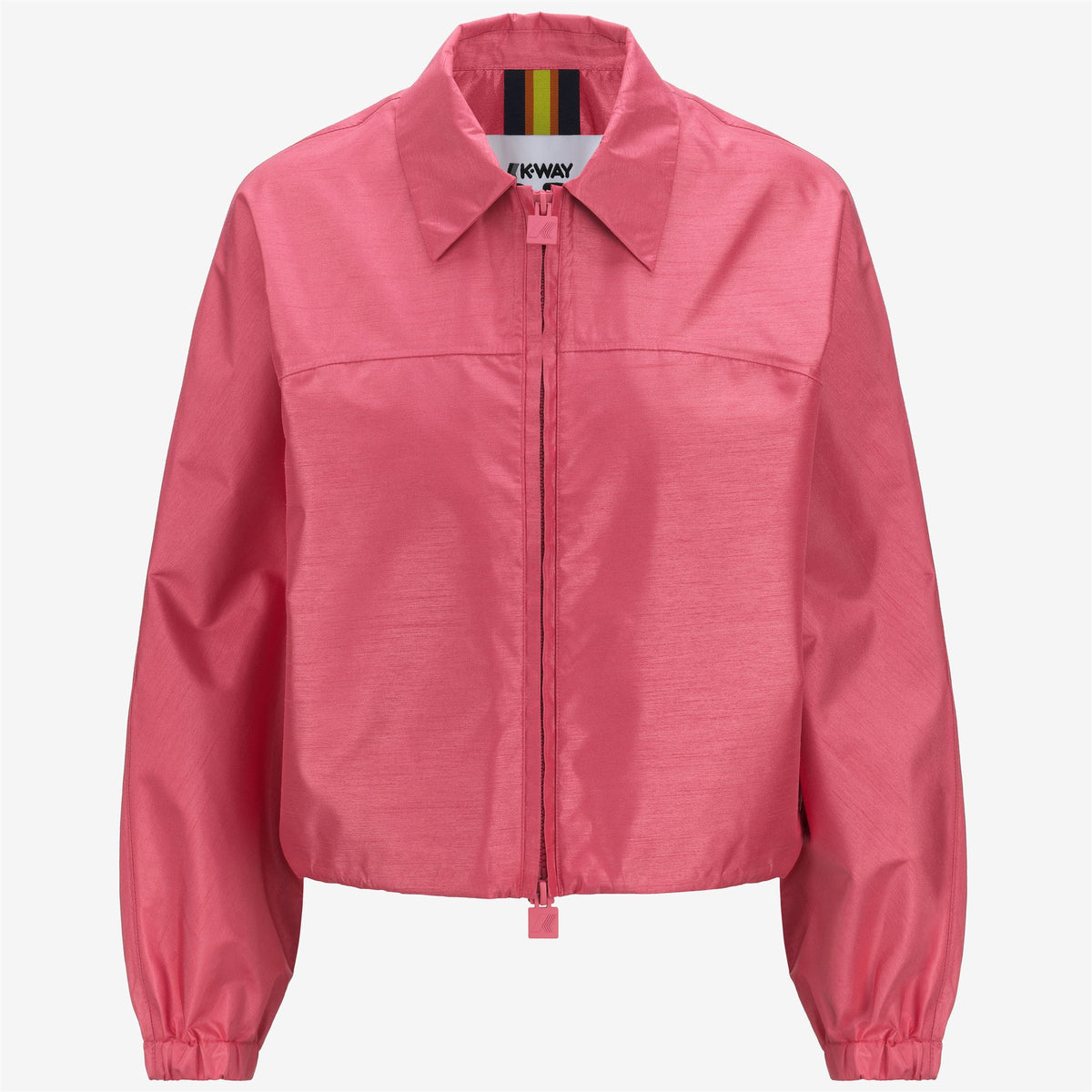 Jackets_WOMAN_SOISIR SHANTUNG - LIKE 2L_Short_PINK CAMELIA SHANTUNG - Commercial 1