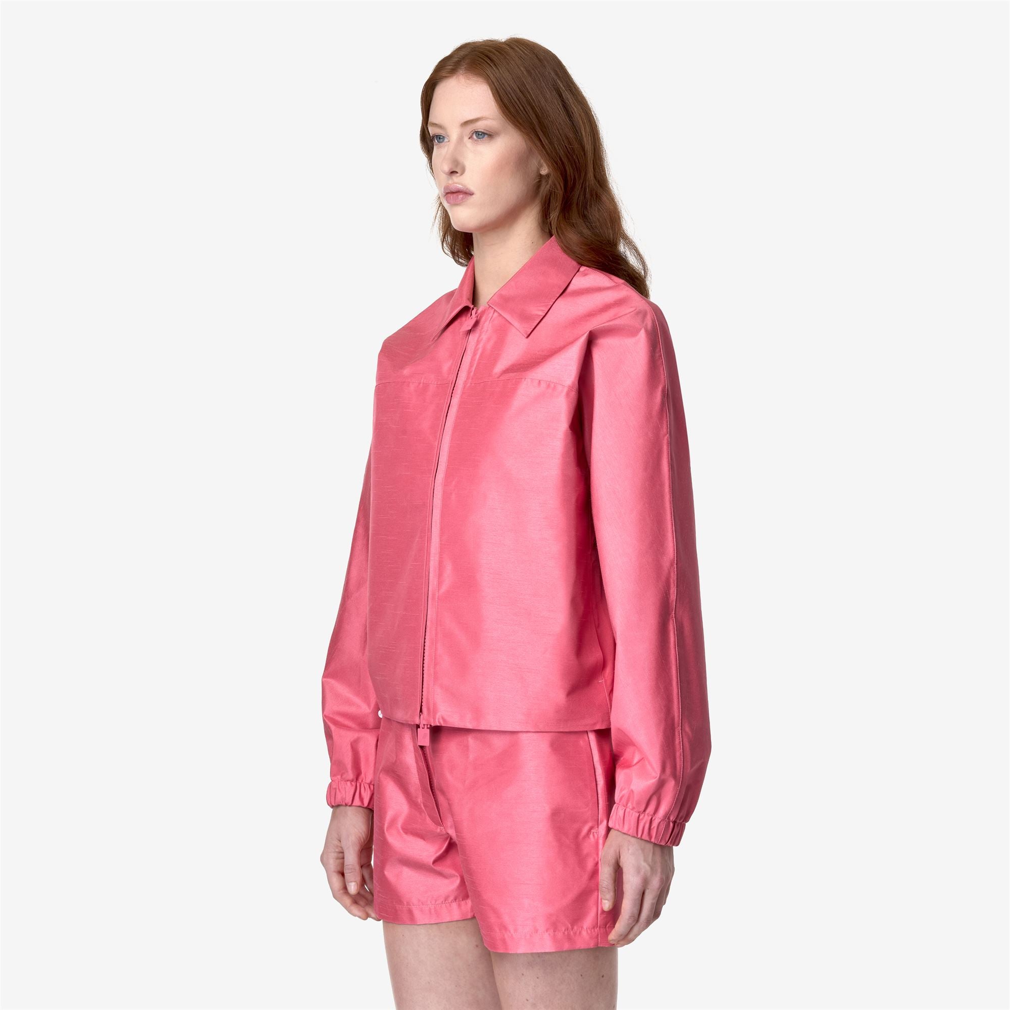 Jackets_WOMAN_SOISIR SHANTUNG - LIKE 2L_Short_PINK CAMELIA SHANTUNG - Commercial 5