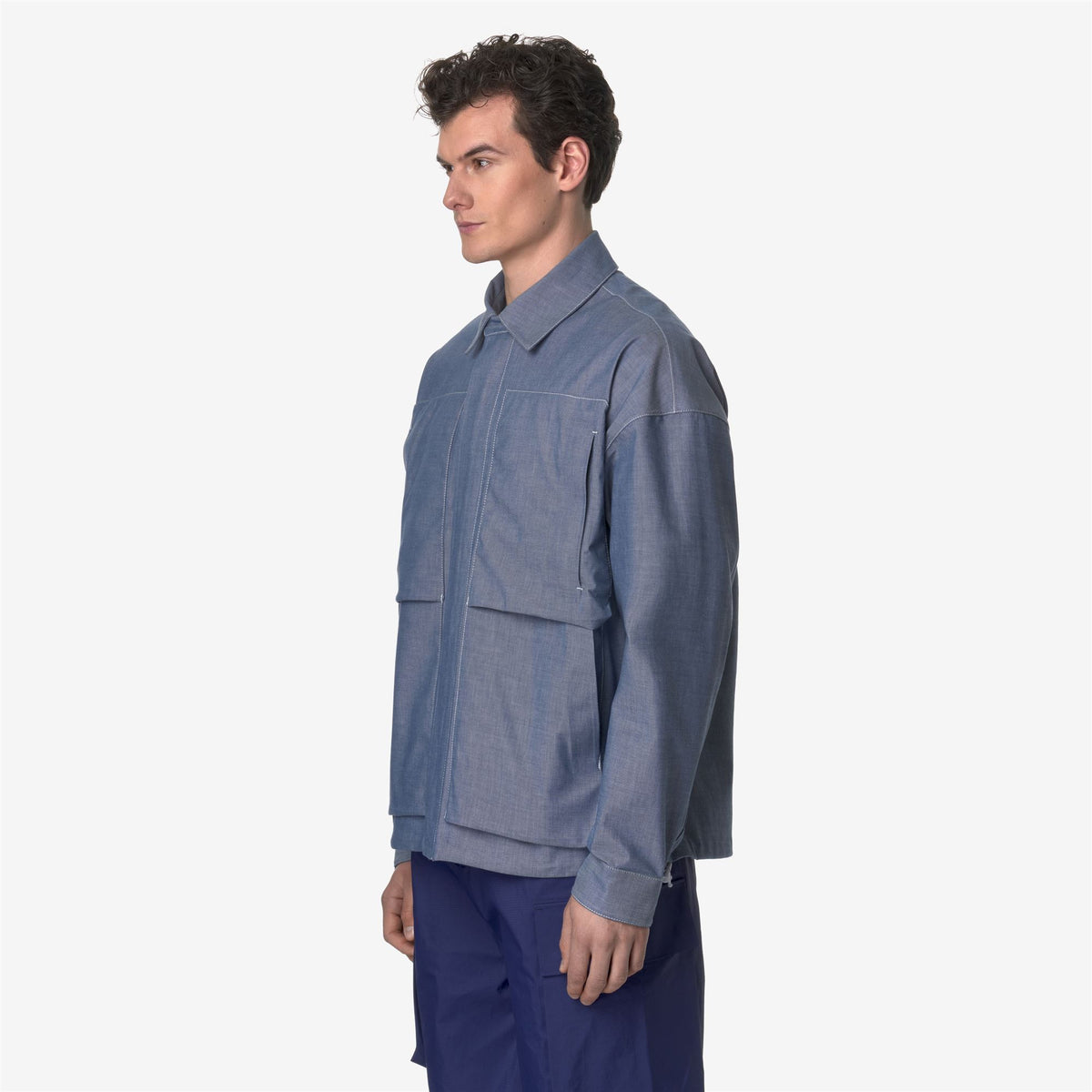 Jackets_MAN_KAYEL CHAMBRAY 3L_Short_CHAMBRAY - GREEN SPHAGNUM - Commercial 5