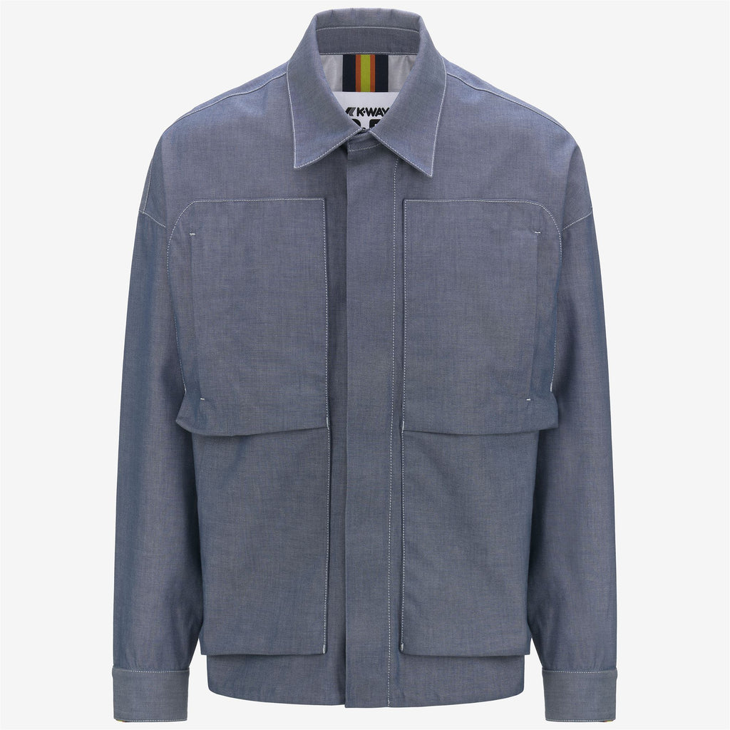 Jackets_MAN_KAYEL CHAMBRAY 3L_Short_CHAMBRAY - GREEN SPHAGNUM - Commercial 1