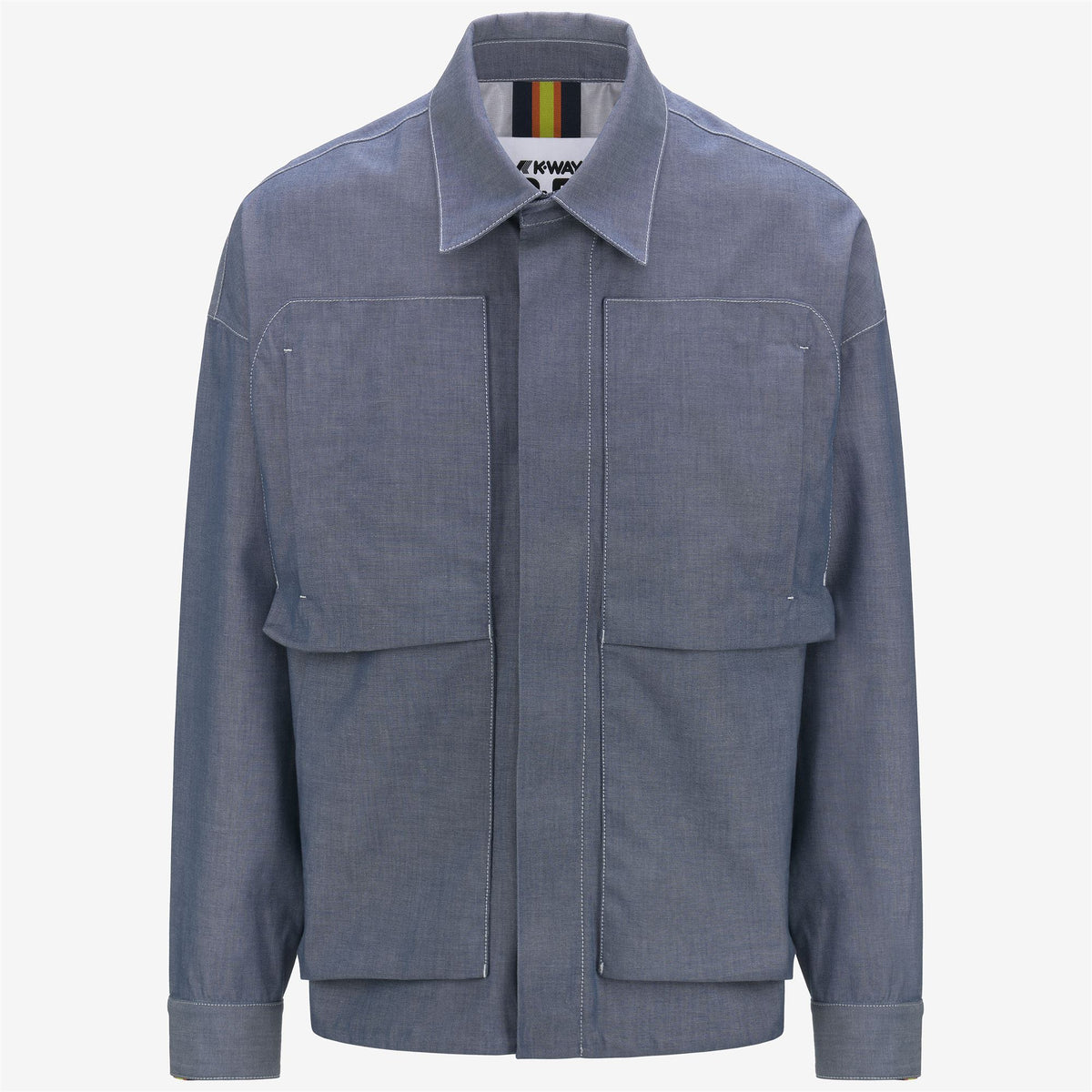 Jackets_MAN_KAYEL CHAMBRAY 3L_Short_CHAMBRAY - GREEN SPHAGNUM - Commercial 1