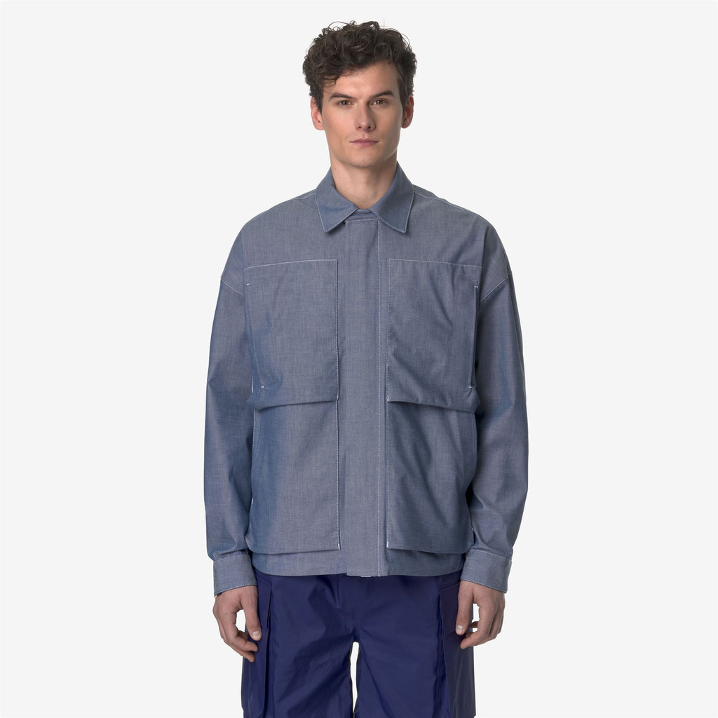 Jackets_MAN_KAYEL CHAMBRAY 3L_Short_CHAMBRAY - GREEN SPHAGNUM - Commercial 4