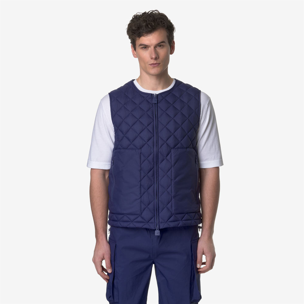 Cobalt Blue Unisex Eco-Friendly City Vest Jacket 02
