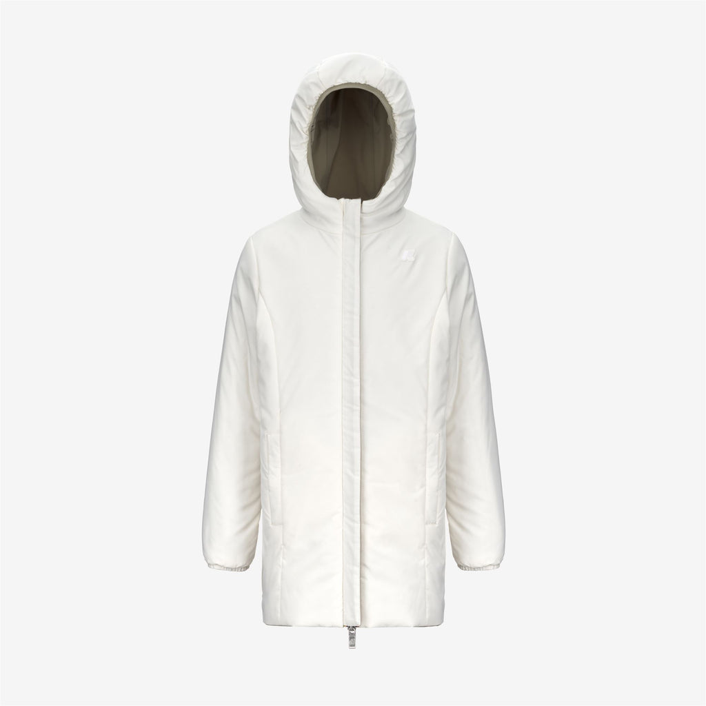 Jackets_GIRL_P. DENISE ST WARM DOUBLE_Mid_Green Oak - White Gardenia - Commercial 2