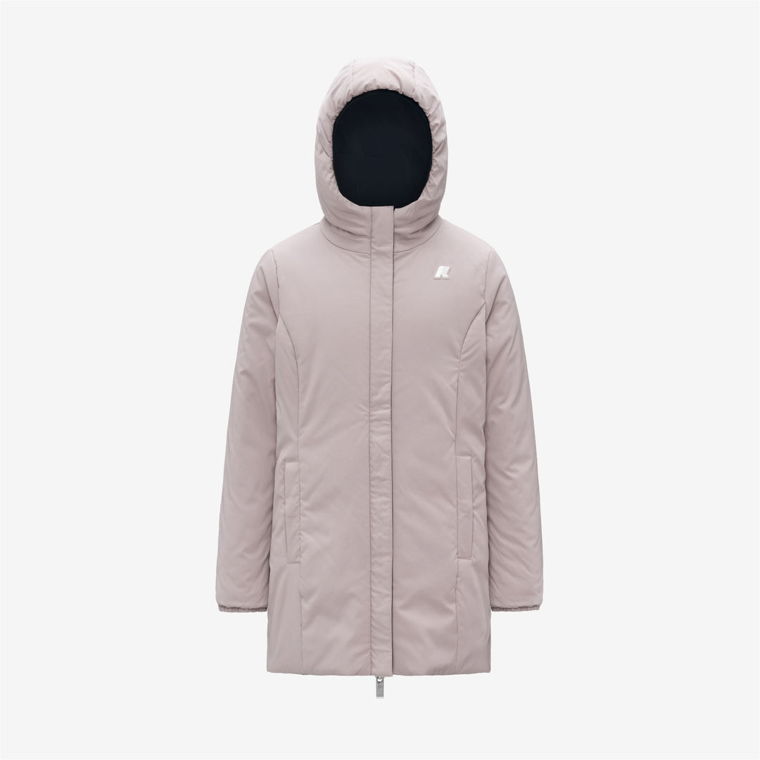 Blue Girl's Reversible Mid Jackets with Synthetic Padding main