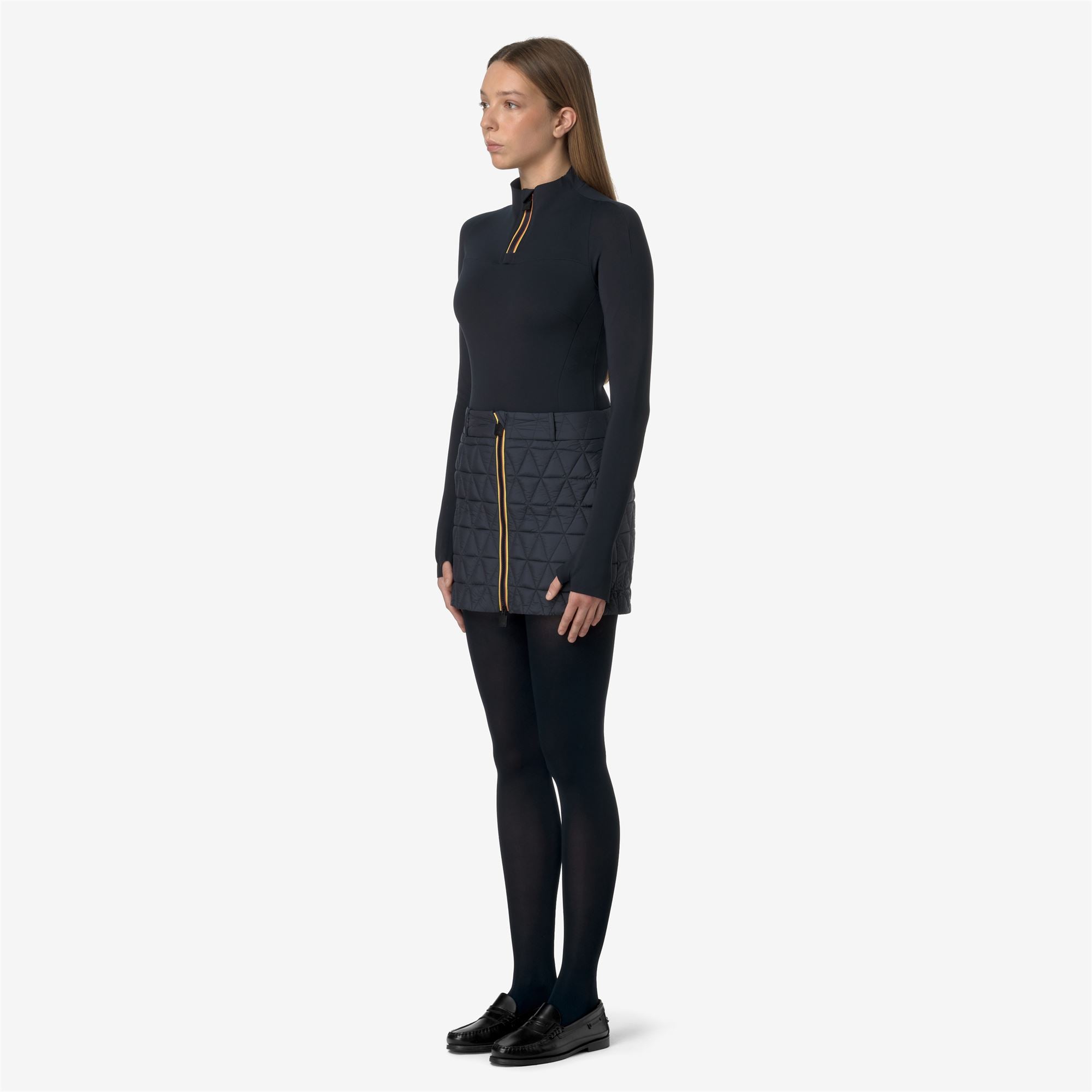 Skirts_WOMAN_MINIKI TECH THERMO LIGHT_Short_Black Ash - Commercial 5