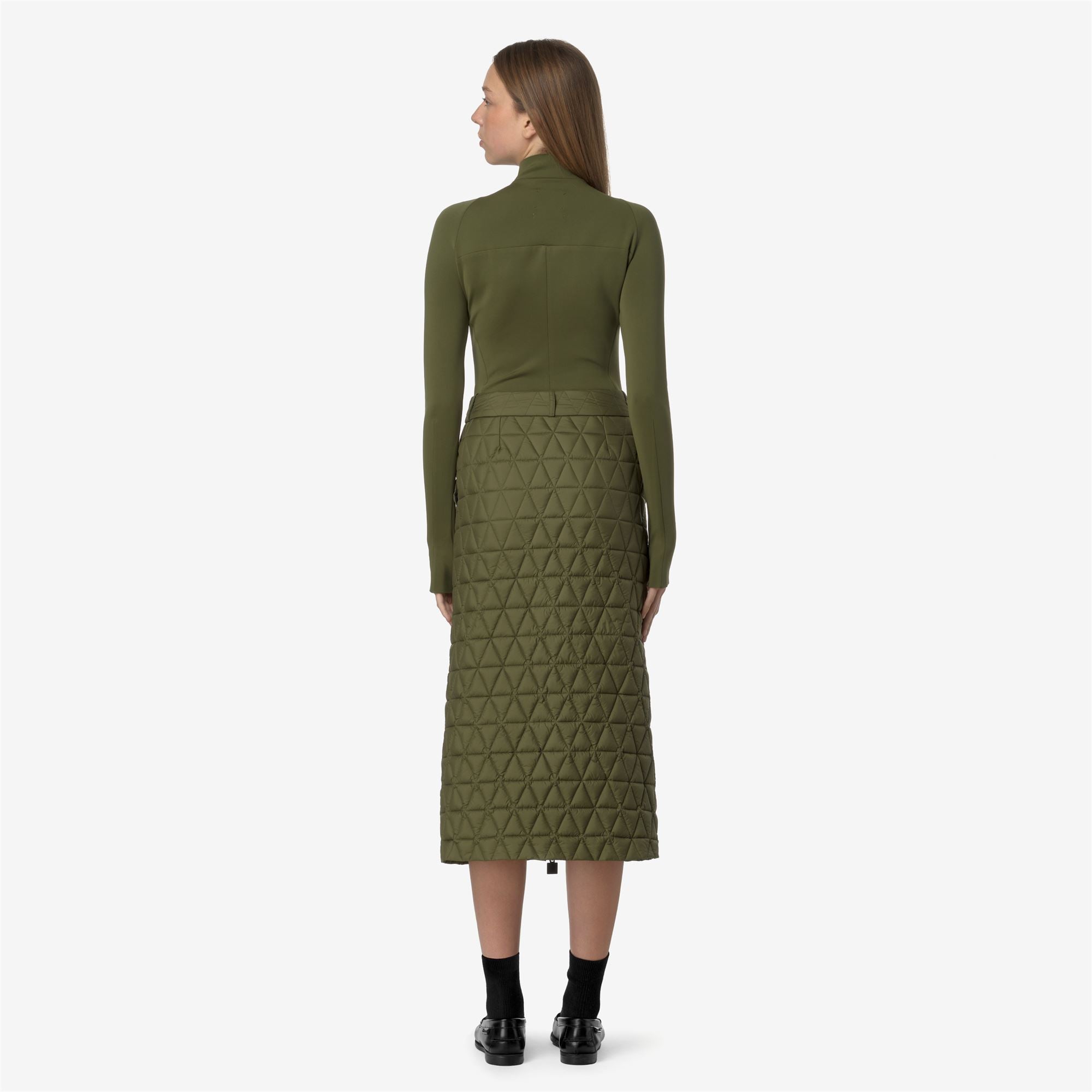 Skirts_WOMAN_MARALIE TECH THERMO LIGHT_Long_Green Winter - Commercial 6