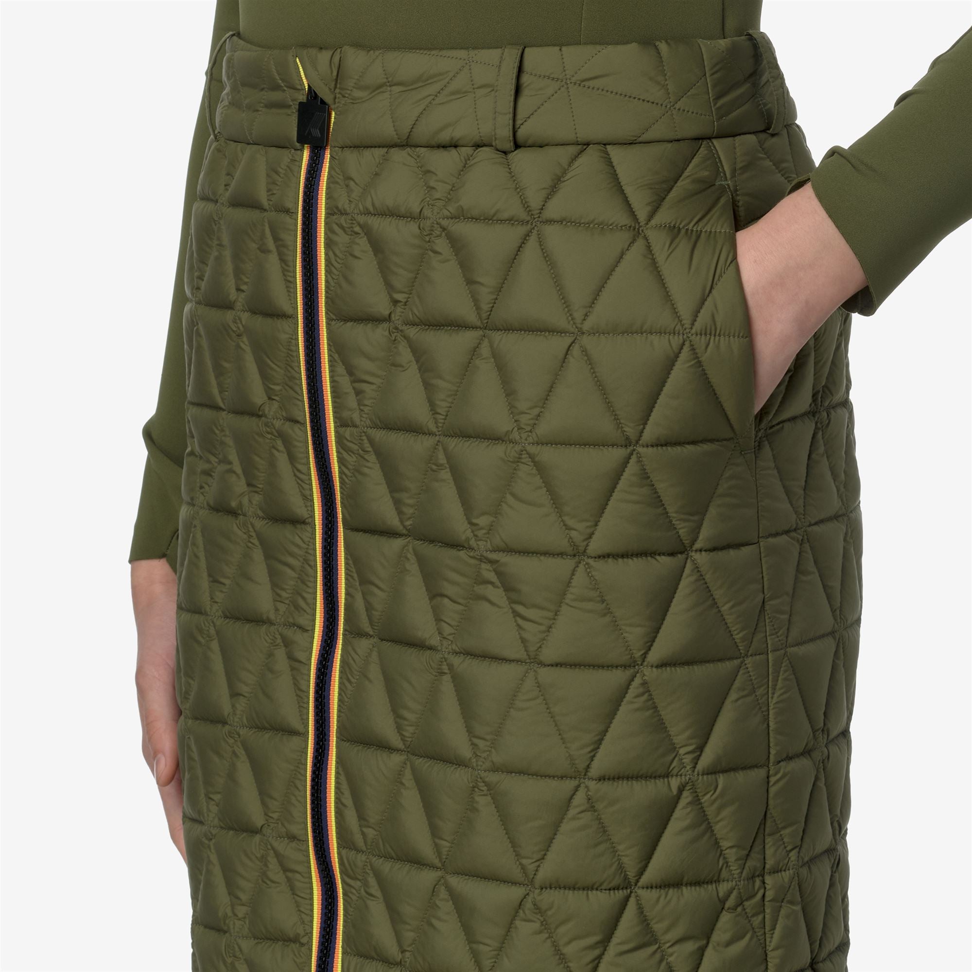 Skirts_WOMAN_MARALIE TECH THERMO LIGHT_Long_Green Winter - Commercial 7