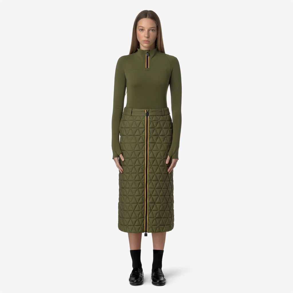 Skirts_WOMAN_MARALIE TECH THERMO LIGHT_Long_Green Winter - Commercial 4