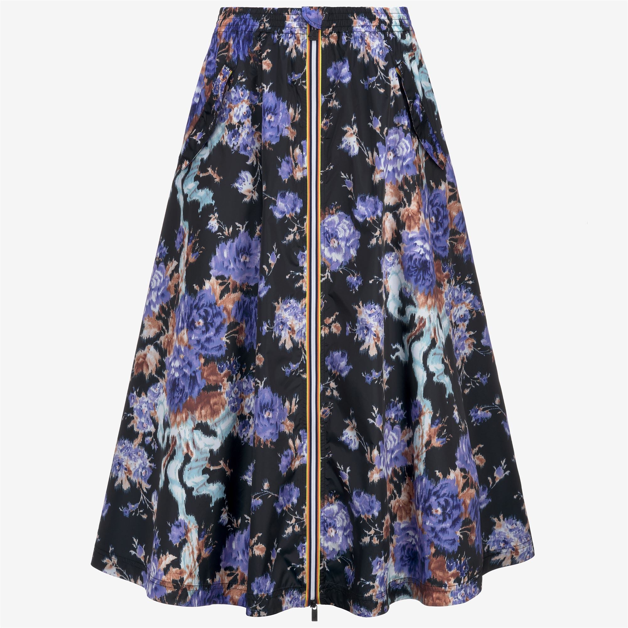 Skirts_WOMAN_RHEA GRAPHIC UJ_Long_Cobalt - Commercial 1