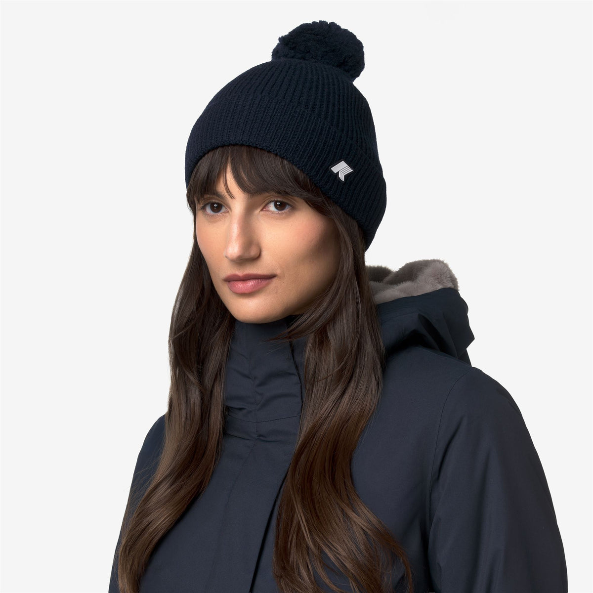 Headwear_Unisex_VINCIENNE CARDIGAN STITCH WOOL_Hat_Blue Depth - Commercial 4