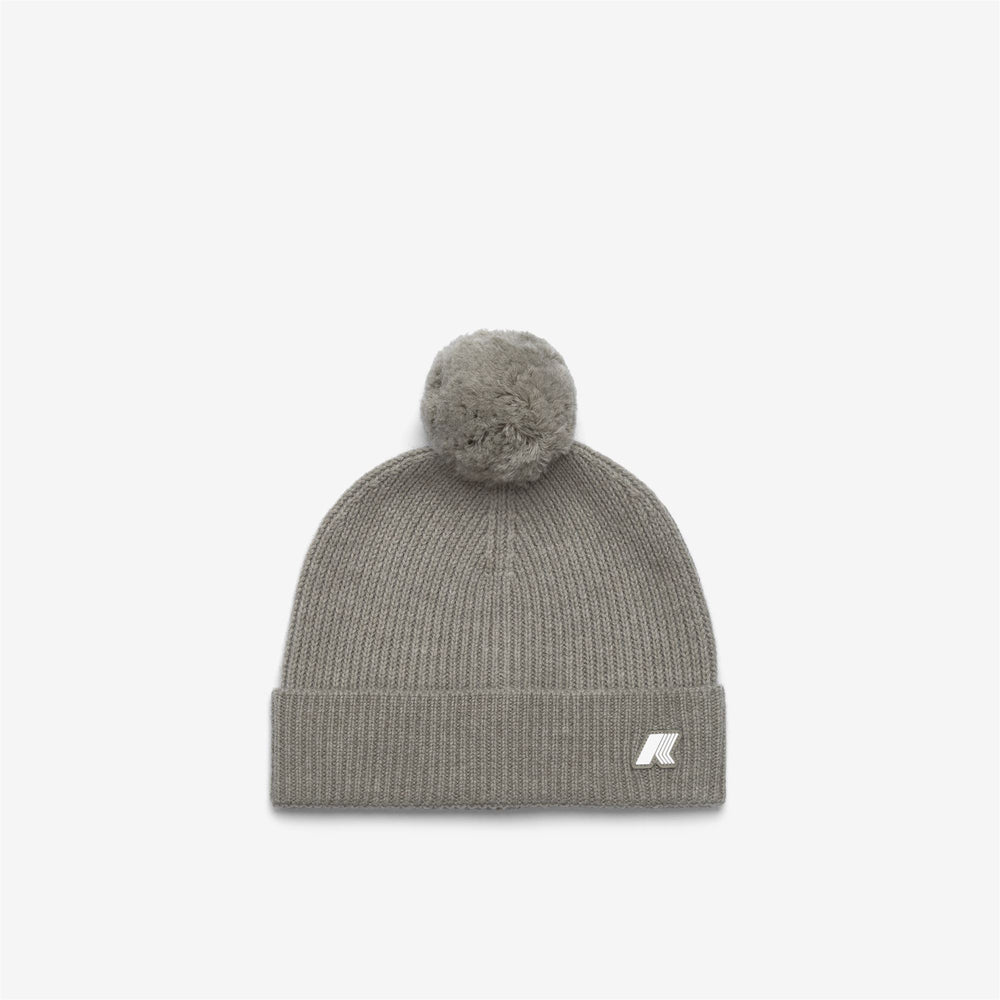 Melange green Unisex Wool Beanie with Pom-Pom 02