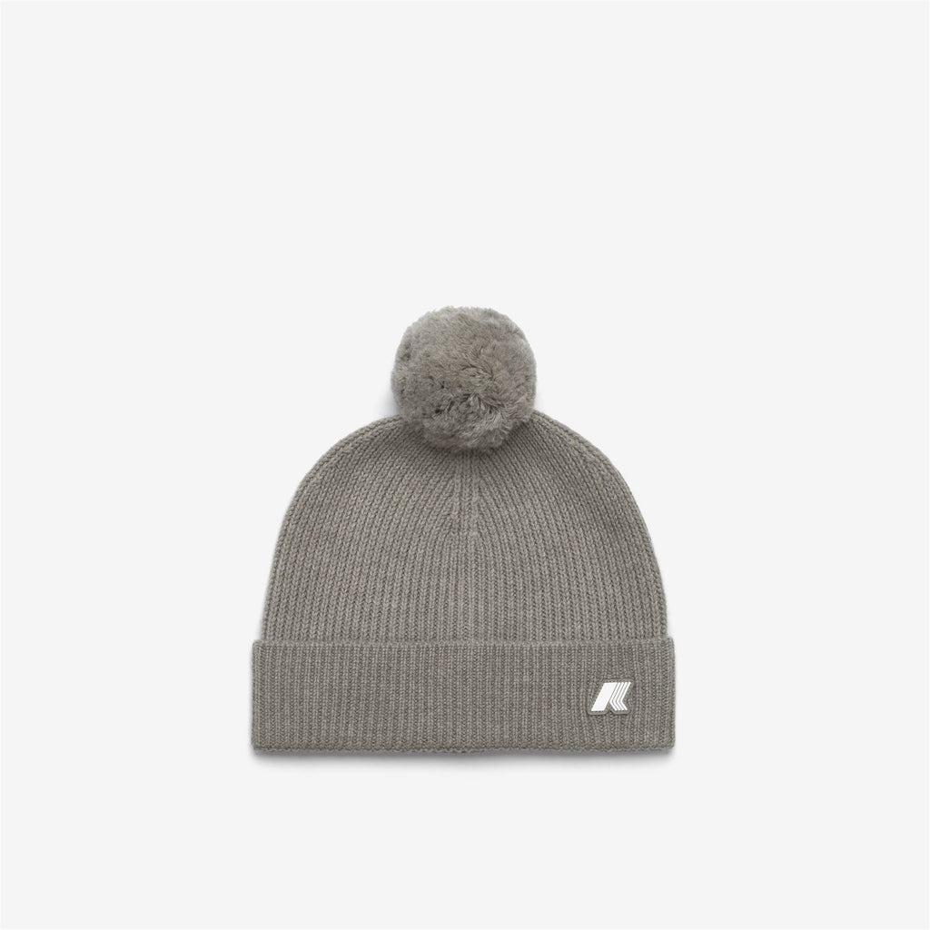 Headwear_UNISEX_VINCIENNE CARDIGAN STITCH WOOL_Hat_Green Oak Melange - Commercial 1