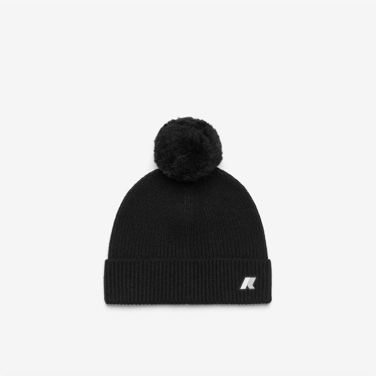 Headwear_Unisex_VINCIENNE CARDIGAN STITCH WOOL_Hat_Black Pure - Commercial 1