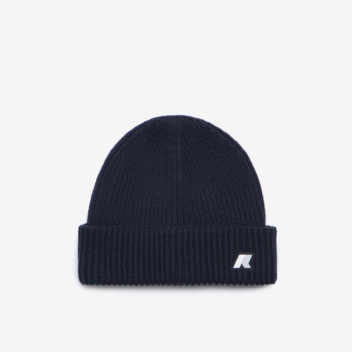 Melange Blue Unisex Kids Winter Beanie with Wool and Cotton Blend 1