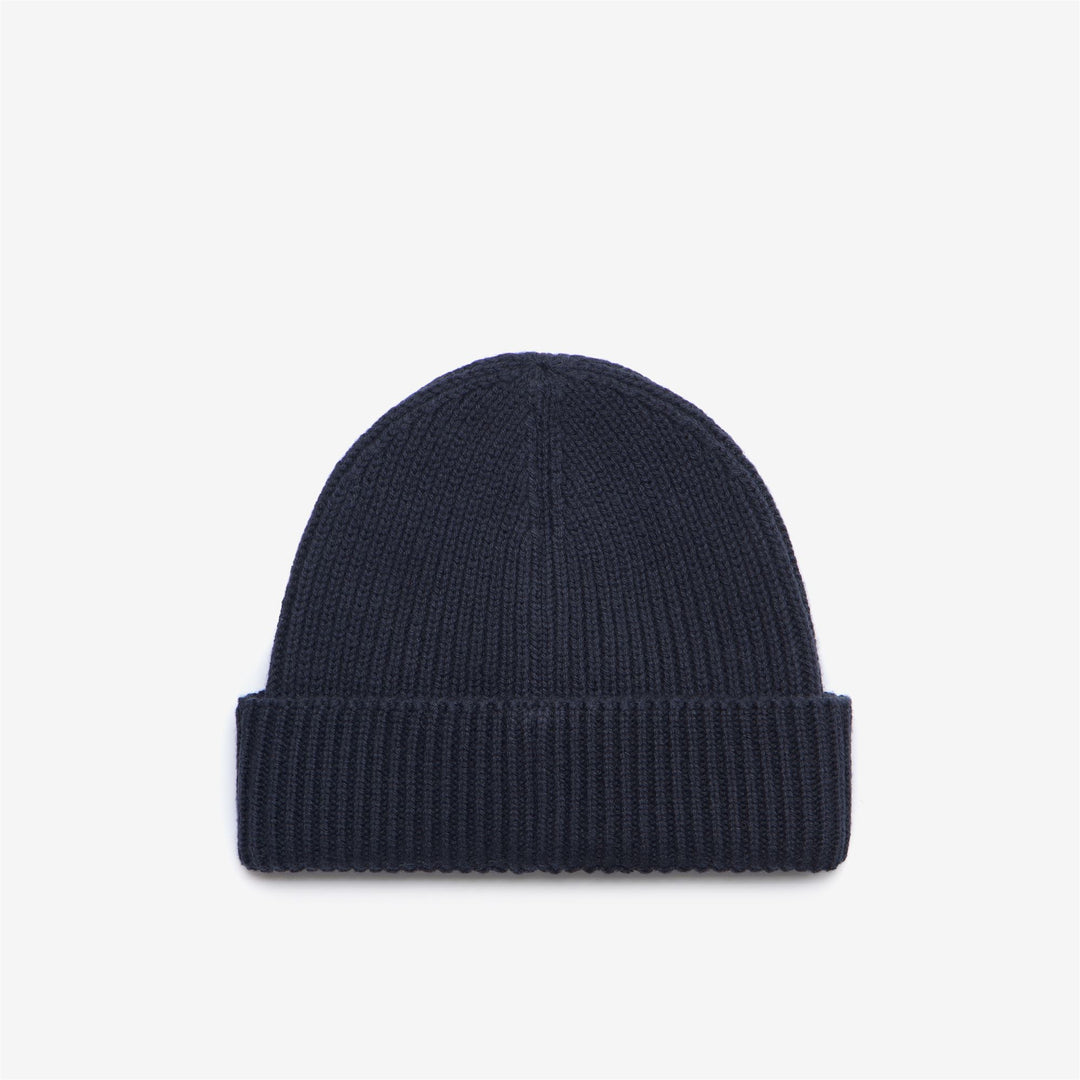 Melange Blue Unisex Kids Winter Beanie with Wool and Cotton Blend main